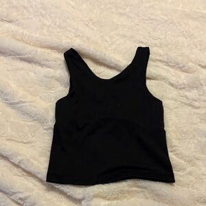 Athletic Works Black Crop Top